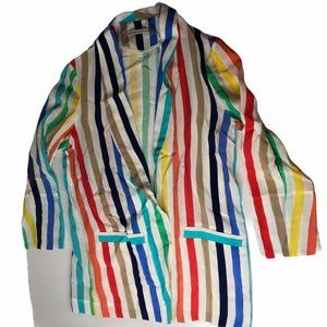 Alice + Olivia Rainbow Stripe Women's Small S